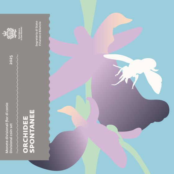 2025 Annual Set + 5€ Wild Orchids - San Marino BU